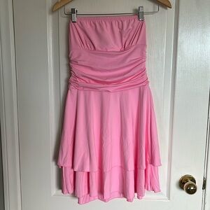 New - Strapless pink dress